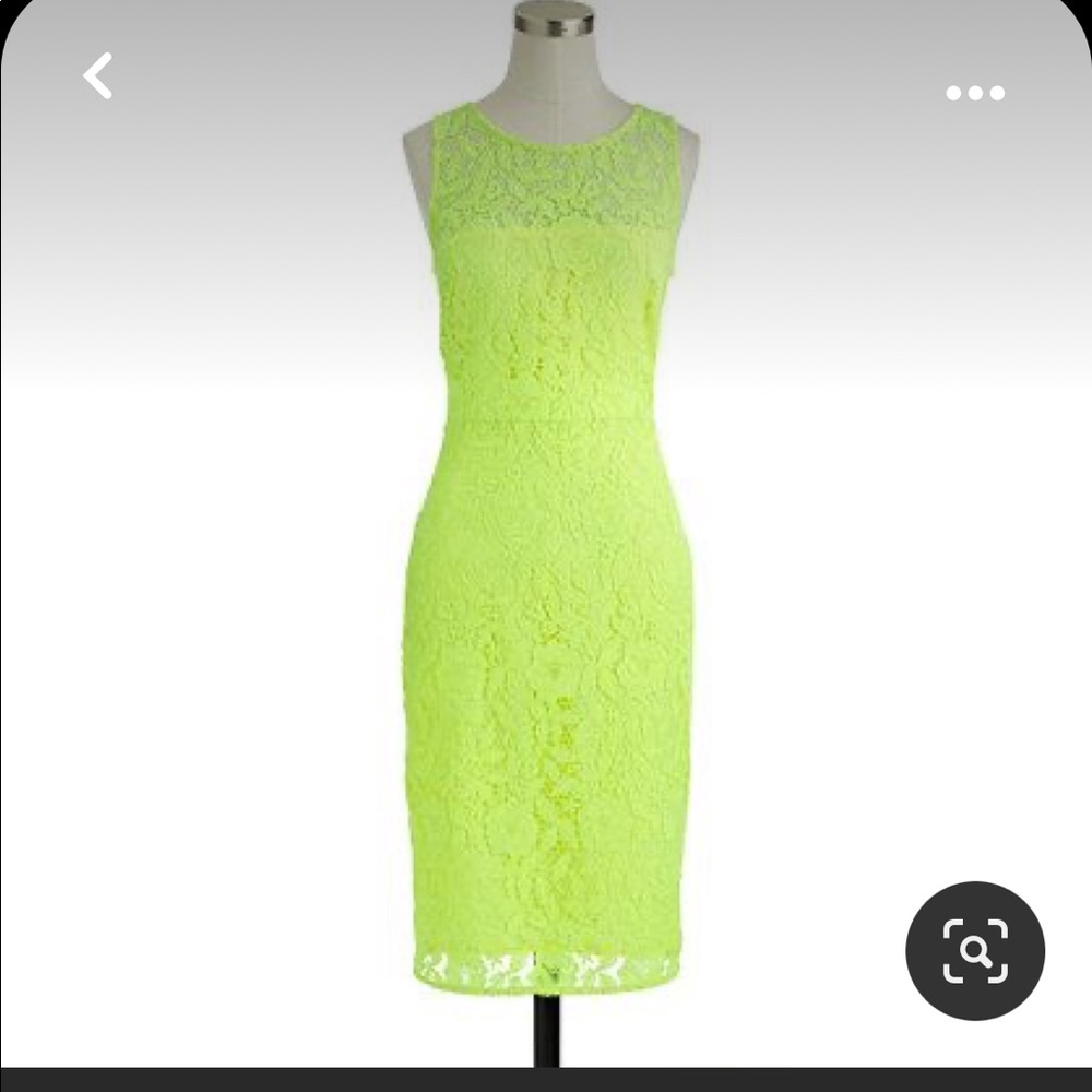 Jcrew Neon Lace Dress (sz00)